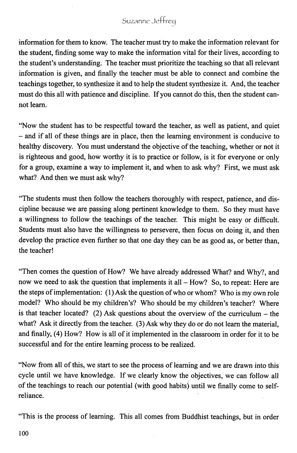The Process of Learning: Insights from Buddhist Teachings The Meeting with a Dhamma Master หน้า 101
