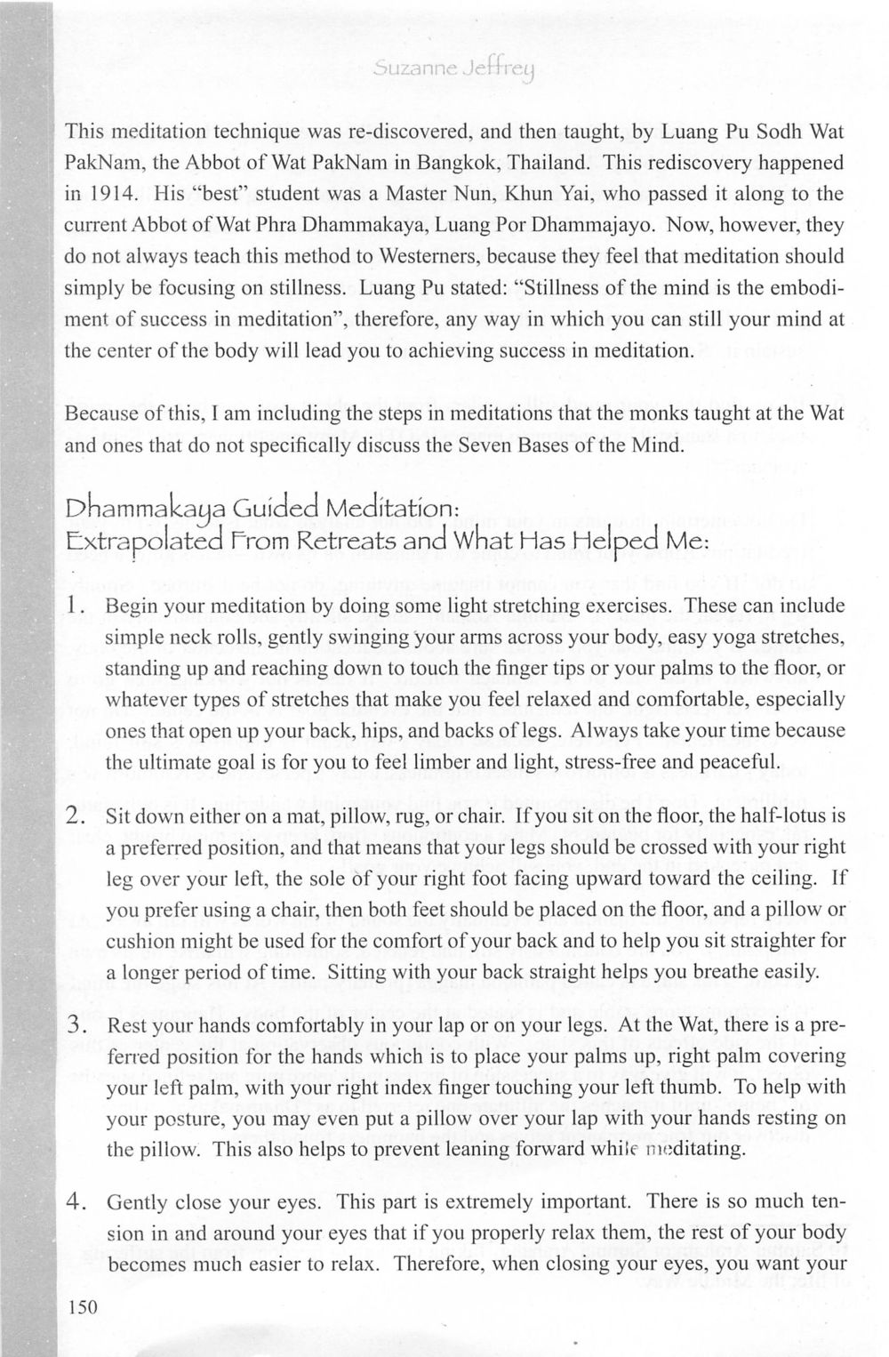 Meditation Techniques From Wat PakNam The Meeting with a Dhamma Master หน้า 149