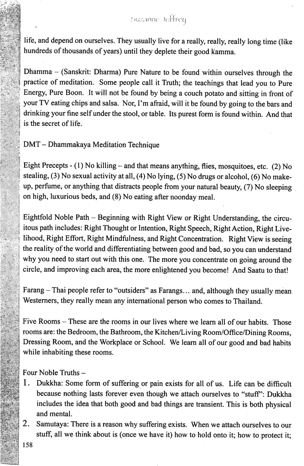 Understanding Dhamma and the Eightfold Noble Path The Meeting with a Dhamma Master หน้า 157