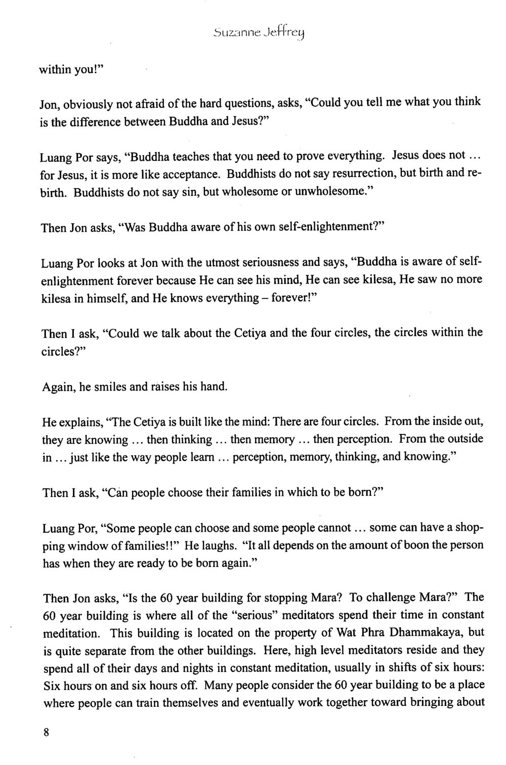 Insights from Luang Por: Buddha, Jesus, and Meditation The Meeting with a Dhamma Master หน้า 17