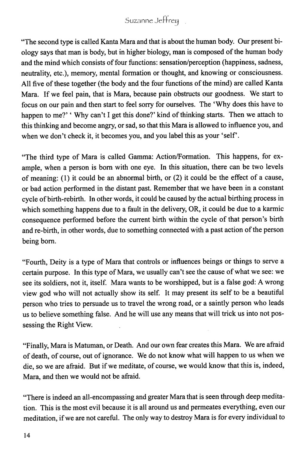 Understanding the Five Types of Mara The Meeting with a Dhamma Master หน้า 22