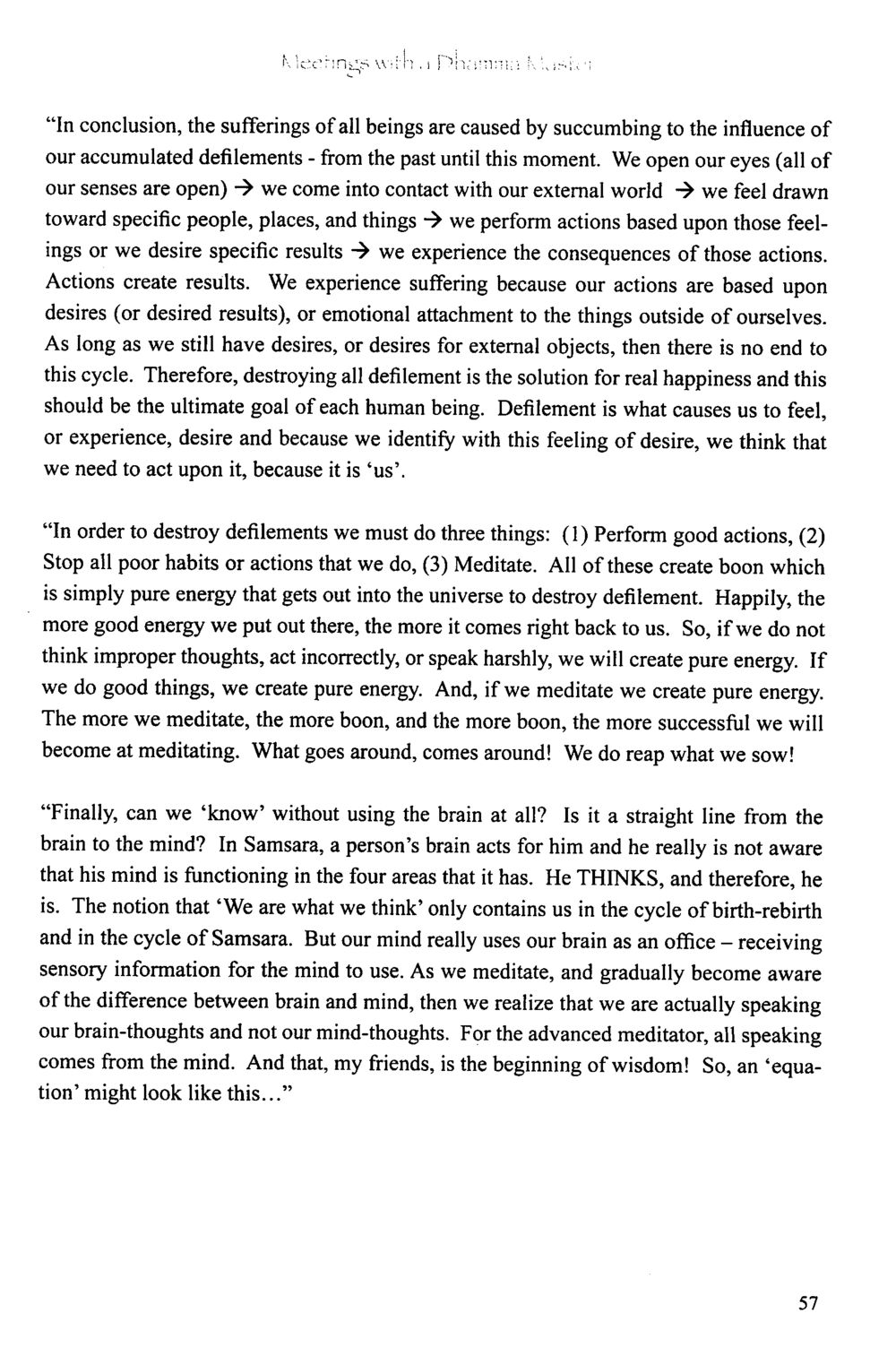 Understanding Defilements and the Path to True Happiness The Meeting with a Dhamma Master หน้า 61