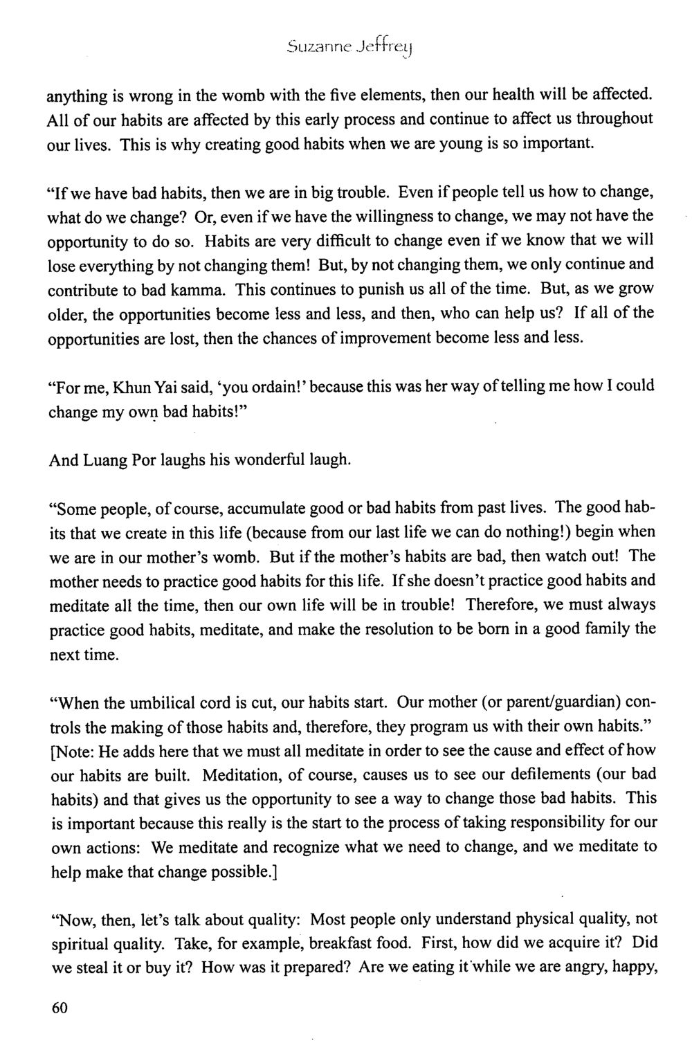 Transforming Habits: The Importance of Early Development The Meeting with a Dhamma Master หน้า 64