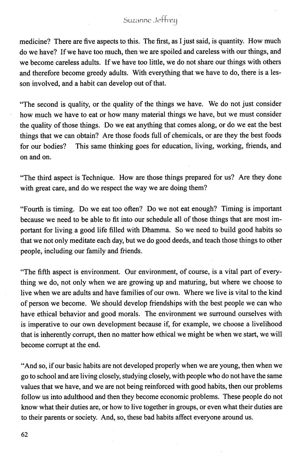 Five Aspects of Personal Development The Meeting with a Dhamma Master หน้า 66