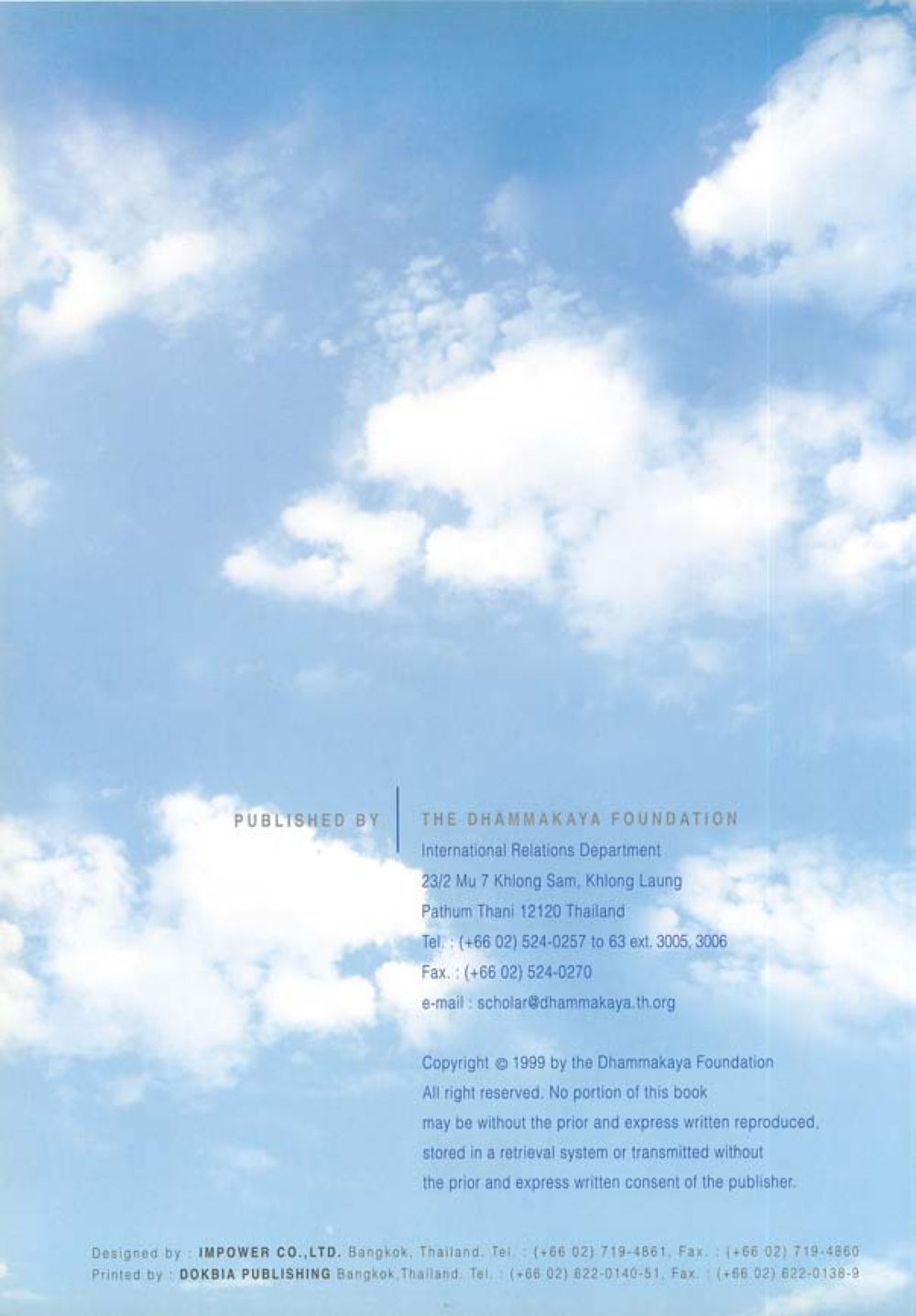 Dhamma Book Publication Information World Peace Through inner peac หน้า 2