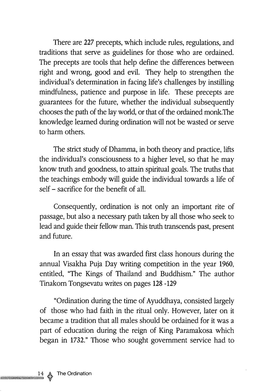 Understanding the Role of Precepts in Buddhist Ordination The ordination หน้า 15