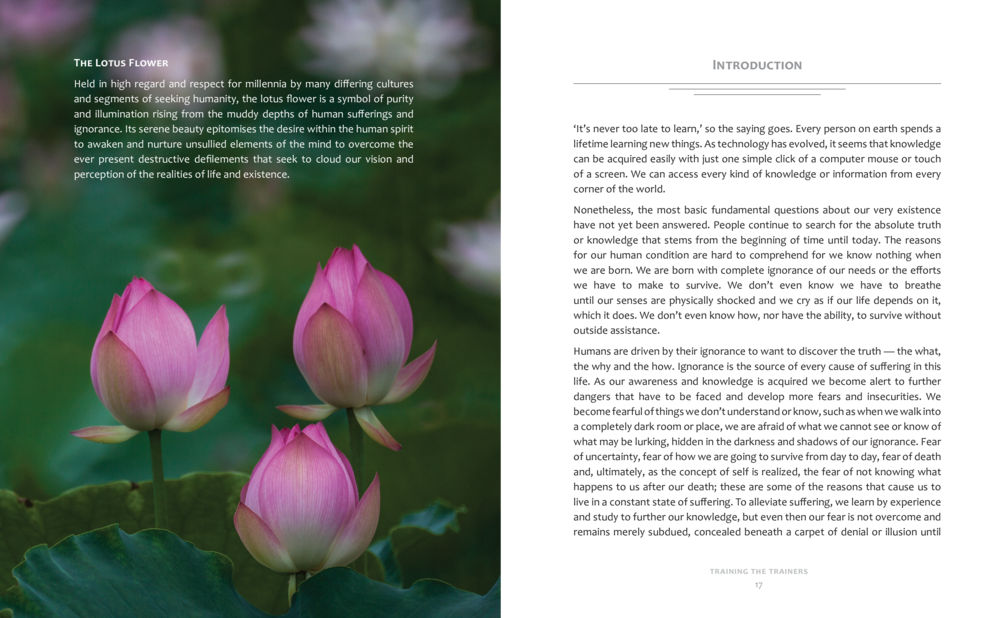 The Lotus Flower: A Symbol of Purity and Knowledge Training the trainer part 1 หน้า 9