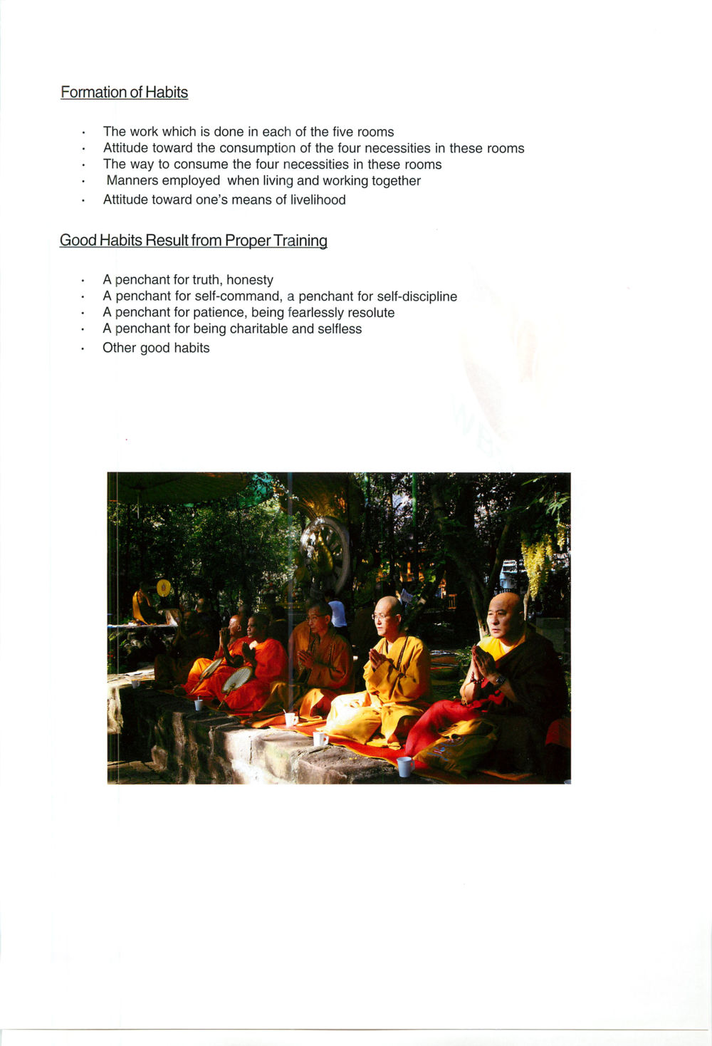Formation of Habits We are one (World Buddhist Sangha Youth) หน้า 20