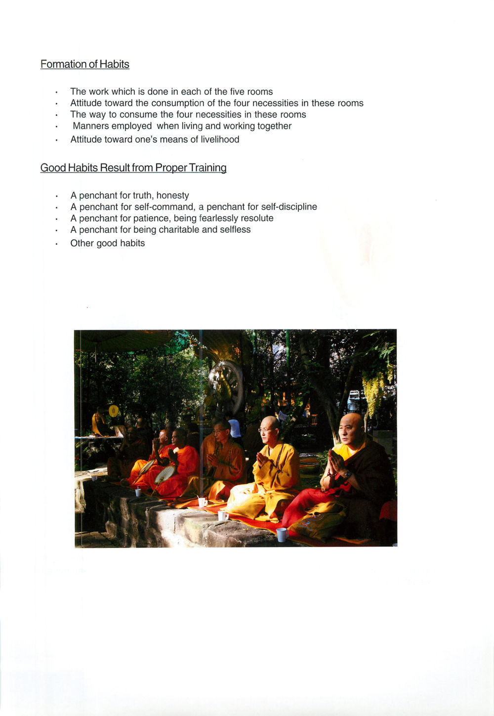 Formation of Good Habits We are one (World Buddhist Sangha Youth) หน้า 22