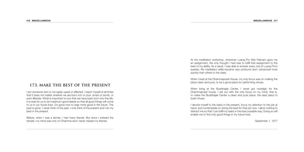 Make the Best of the Present Khun Yai’s Teachings หน้า 109