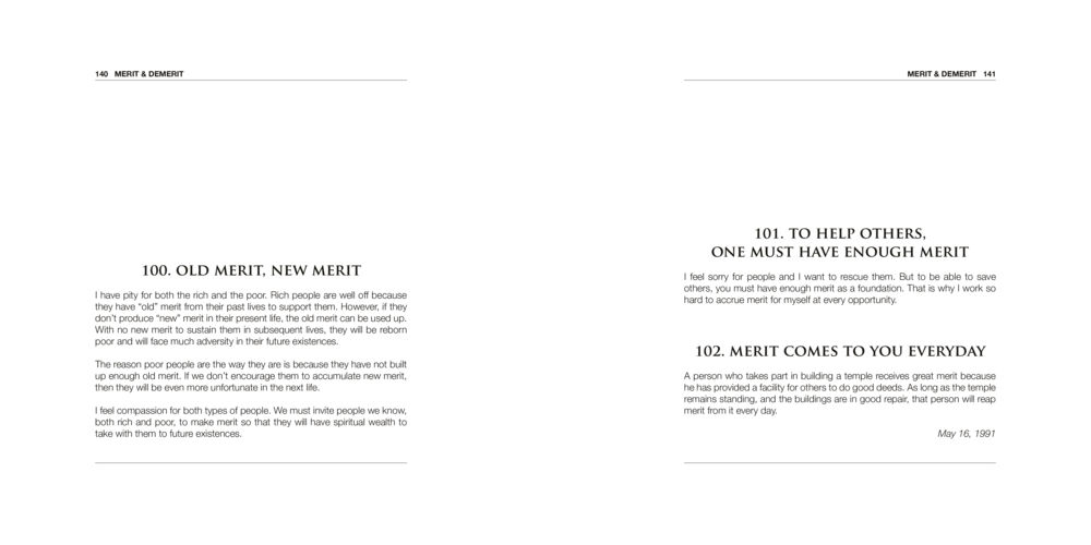 Old Merit, New Merit Khun Yai’s Teachings หน้า 71