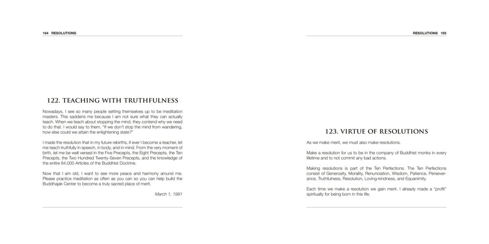 Teaching with Truthfulness and the Virtue of Resolutions Khun Yai’s Teachings หน้า 83