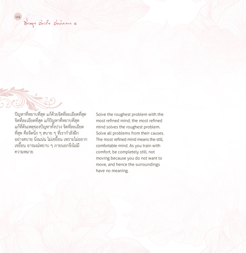 การแก้ปัญหาด้วยจิตที่ละเอียด ยิ่งหยุด...ยิ่งเร็ว...ยิ่งง่ายมาก เล่ม 1 หน้า 86