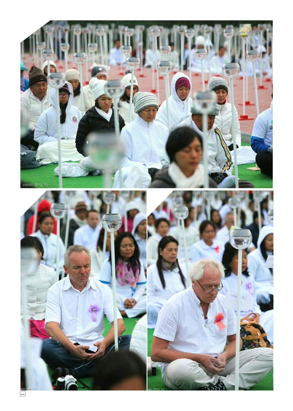 Memorial Gathering with Prayerful Expressions Dhamma TIME เดือนมิถุนายน พ.ศ.2558 หน้า 34