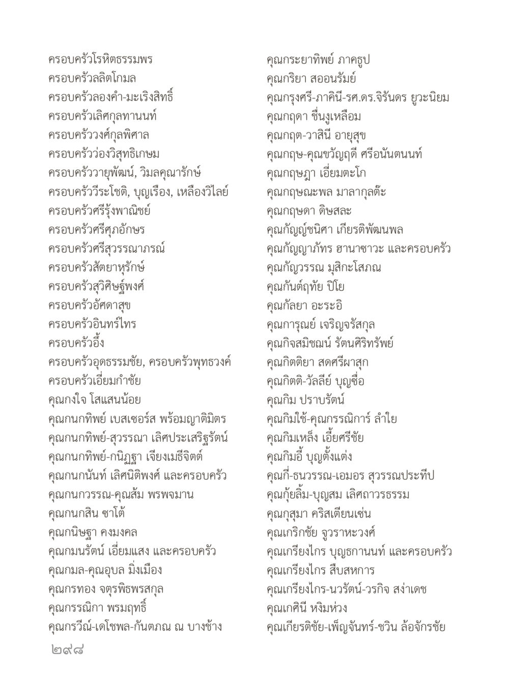 ครอบครัวและบุคคลสำคัญในสังคมไทย คำไม่เล็กของคุณครูไม่ใหญ่ (มินิ) เล่ม 1 (บุญเท่านั้นเป็นที่พึ่ง) หน้า 298