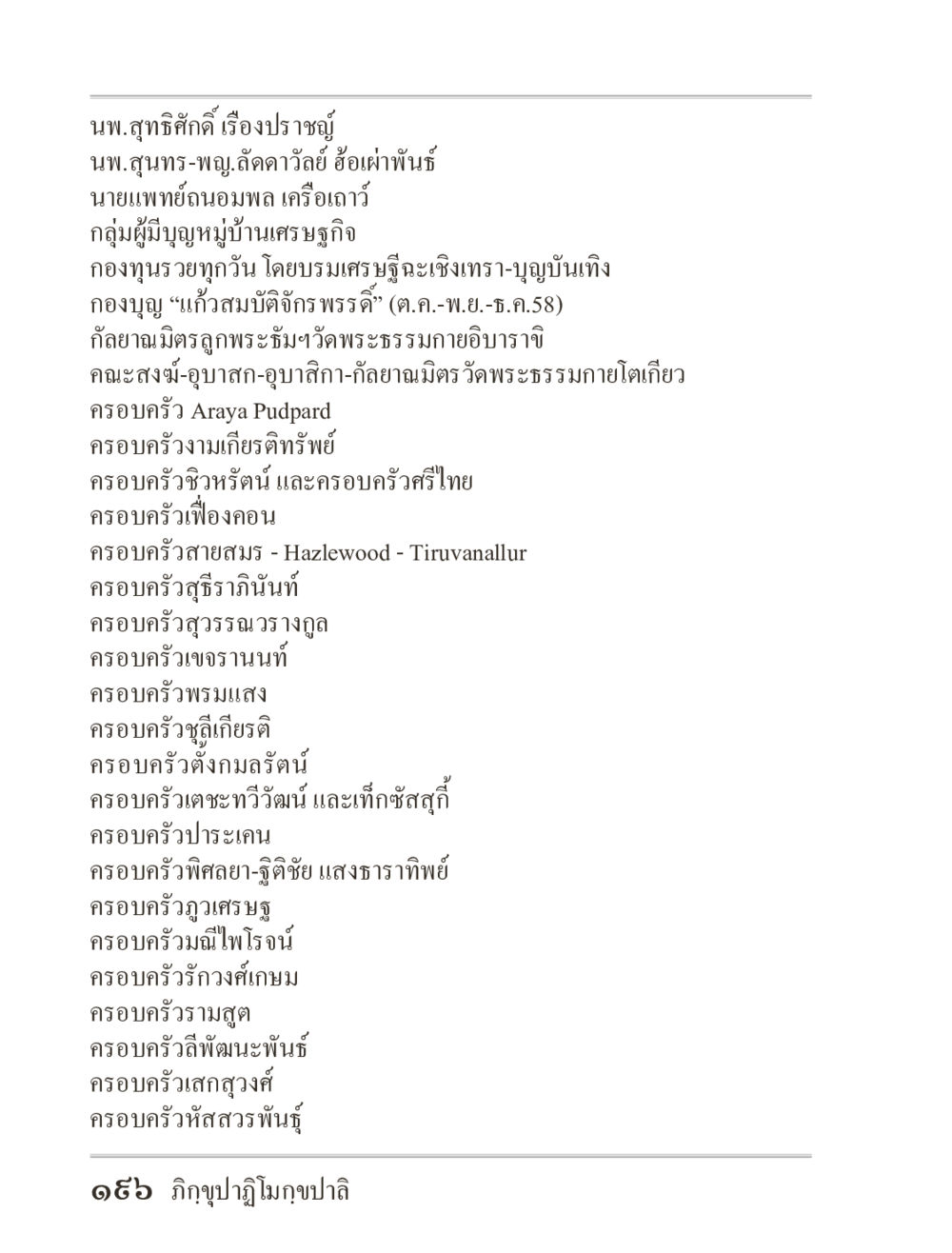 กลุ่มผู้มีบุญหมู่บ้านเศรษฐกิจ ภิกฺขุปาฏิโมกฺขปาลิ (ฉบับท่องจำ) หน้า 196