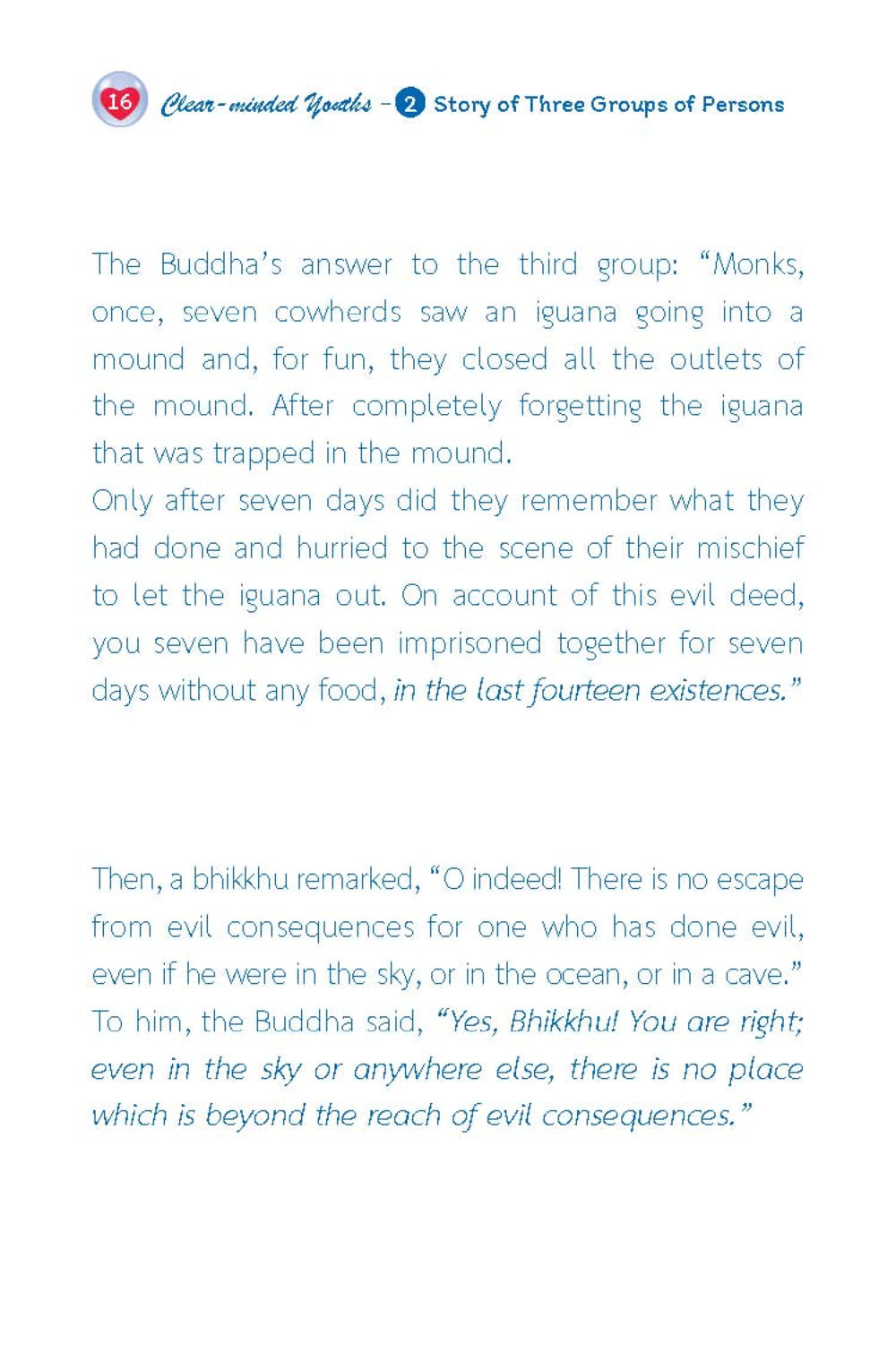 The Consequences of Evil Deeds วัยใส ใจใส (ฉบับ 2 ภาษา) หน้า 18