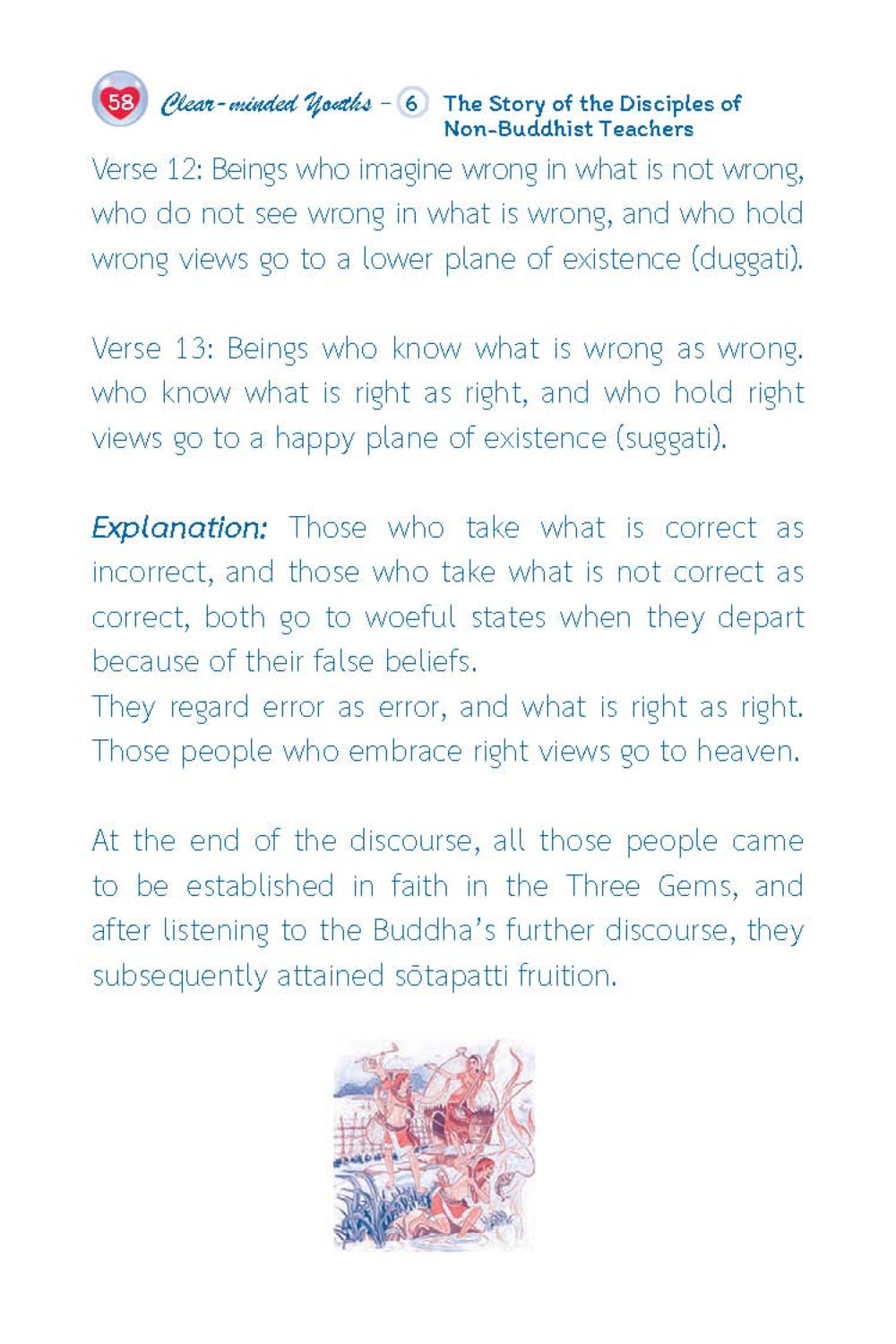 The Disciples of Non-Buddhist Teachers วัยใส ใจใส (ฉบับ 2 ภาษา) หน้า 60