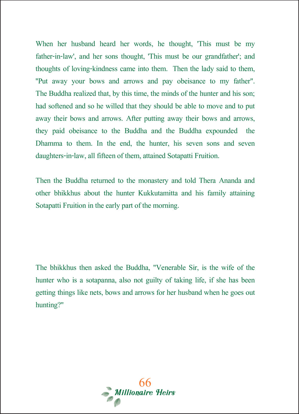 The Transformation of a Hunter's Heart ทายาทเศรษฐี Millionaire Heirs (ฉบับ ๒ ภาษา)  หน้า 68