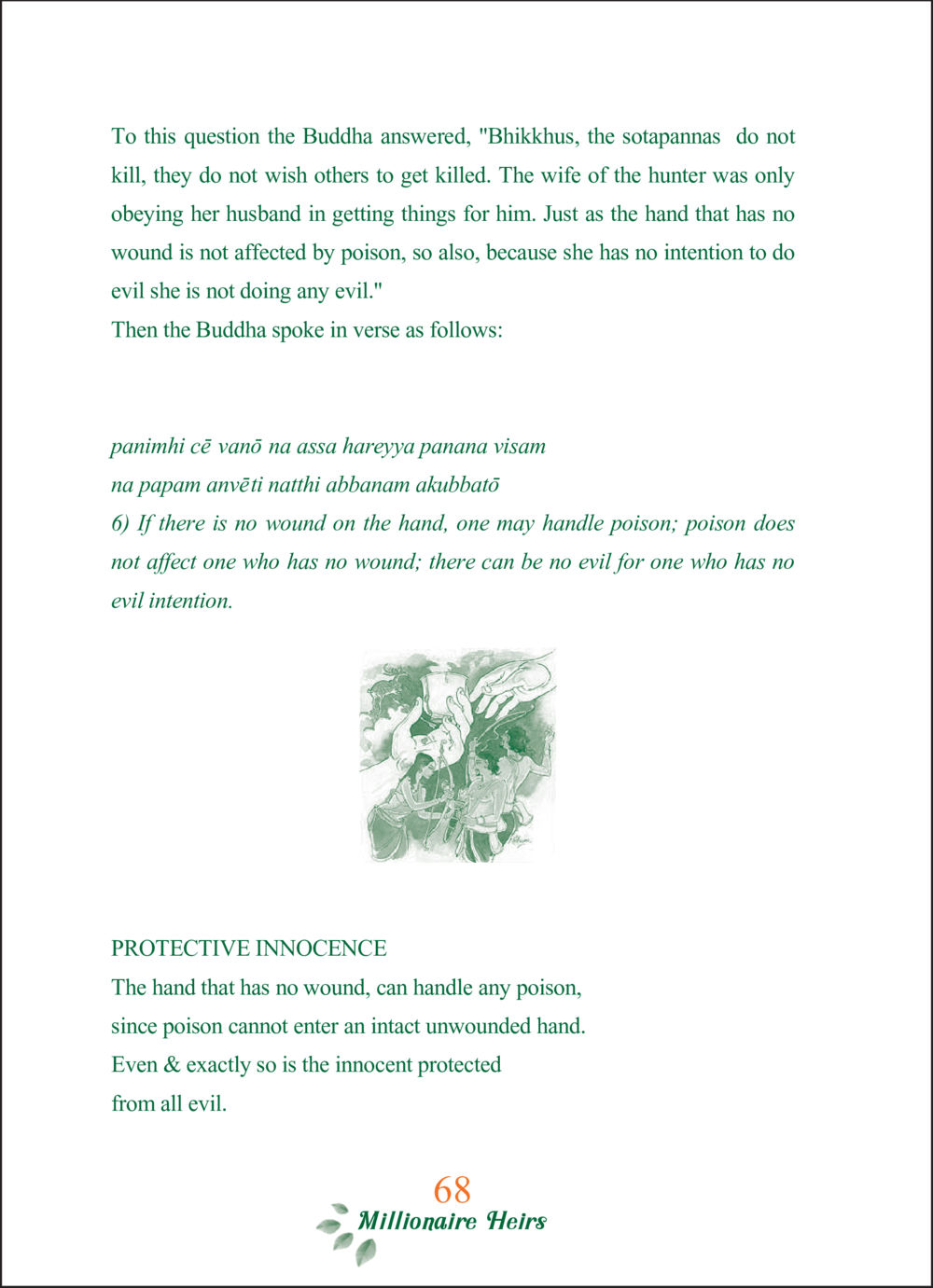 The Protection of Innocence in Buddhism ทายาทเศรษฐี Millionaire Heirs (ฉบับ ๒ ภาษา)  หน้า 70
