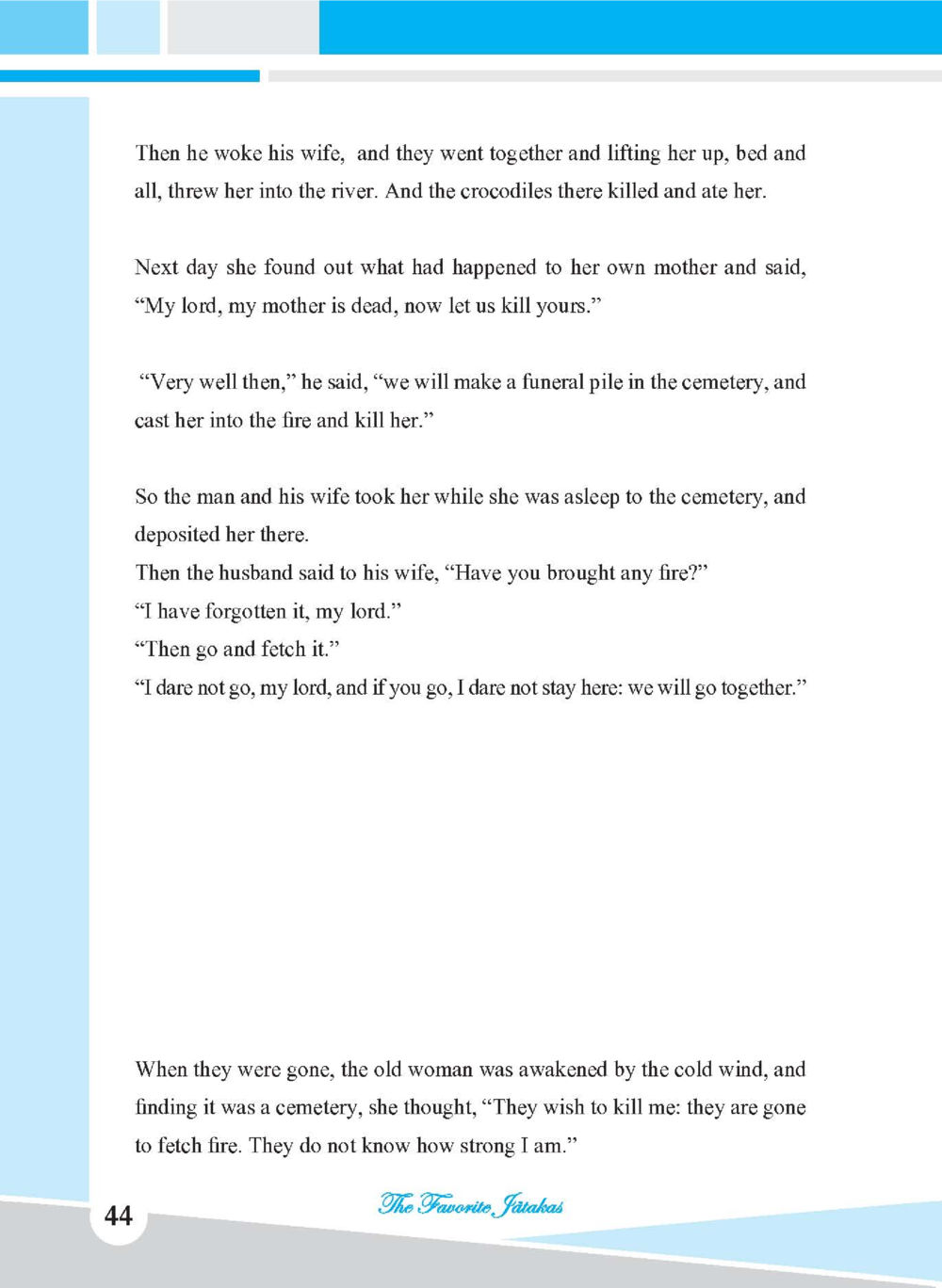 The Favorite Jatakas: A Tale of Betrayal ชาดก เรื่องโปรด The Favorite Jatakas หน้า 46
