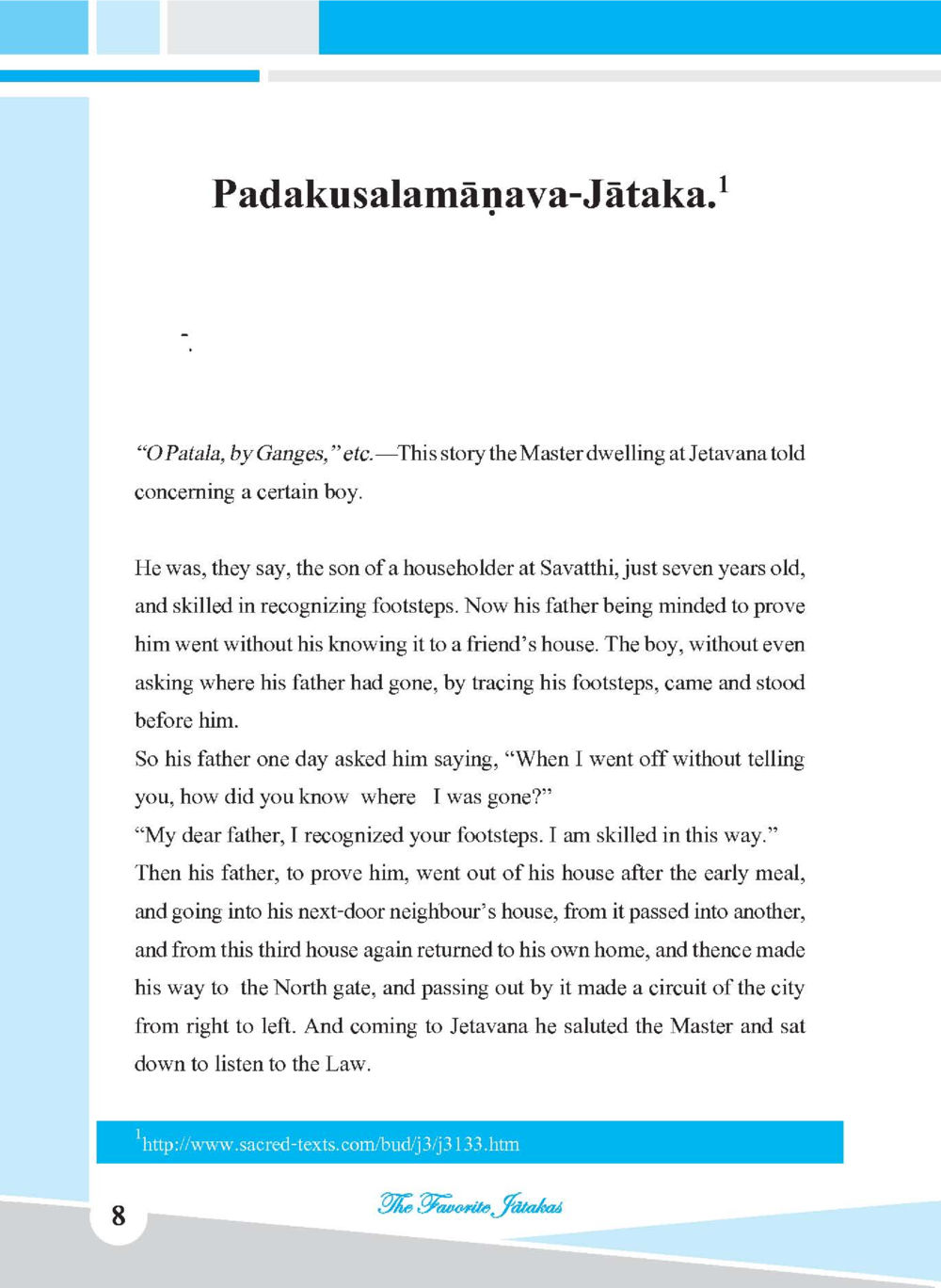 The Story of Opatala: A Jataka Tale ชาดก เรื่องโปรด The Favorite Jatakas หน้า 10