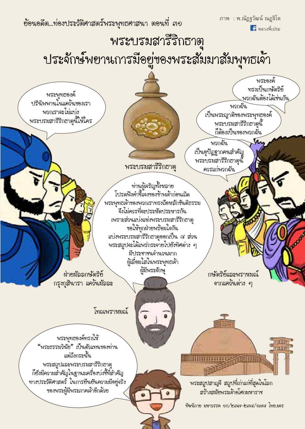 ย่อมดีดี...ท่องประวัติศาสตร์พระพุทธศาสนา ตอนที่ ๓๑  วารสารอยู่ในบุญประจำเดือน สิงหาคม พ.ศ.2563 หน้า 55