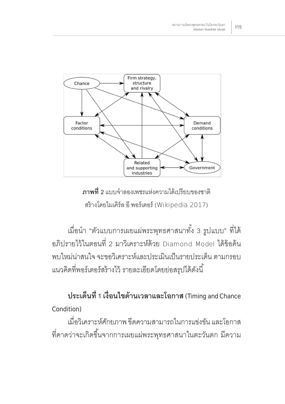 การวิเคราะห์และประเมิน Diamond Model ในการเผยแพร่พระพุทธศาสนา สถานการณ์พระพุทธศาสนาในโลกตะวันตก หน้า 37