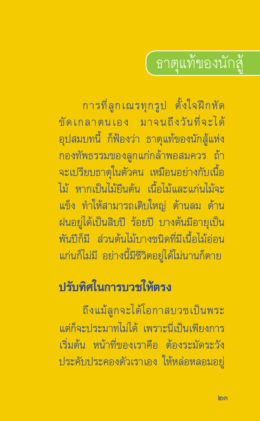 ธาตุแท้ของนักสู้ ที่นี่มีคำตอบ เล่ม 2  หน้า 23