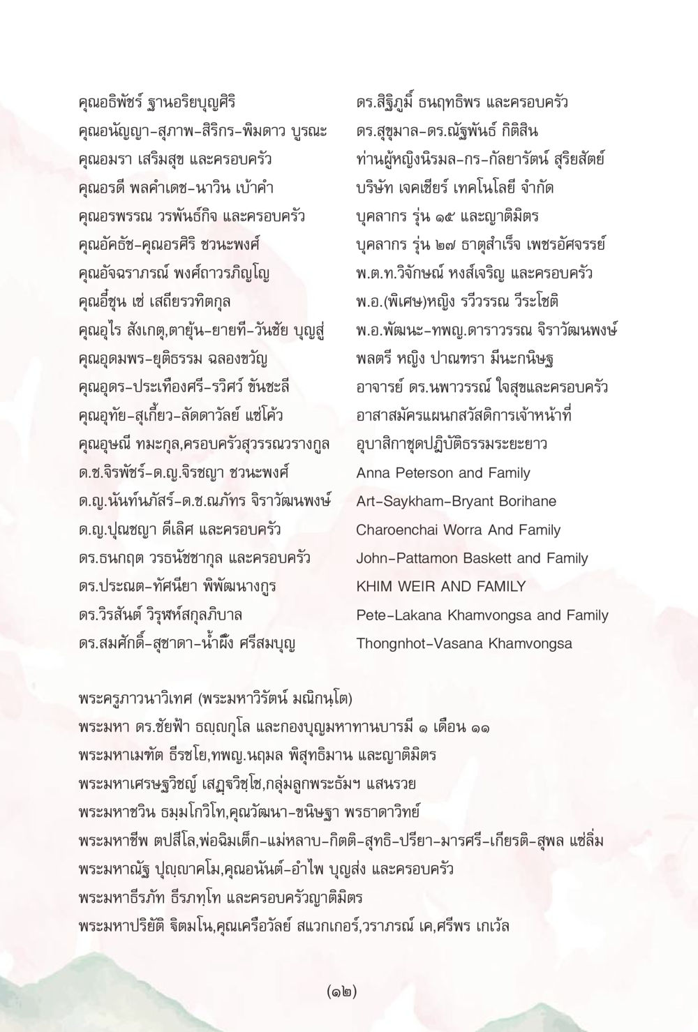 รายชื่อบุคคลสำคัญและครอบครัว ง่ายแต่ลึก เล่ม 5 หน้า 334