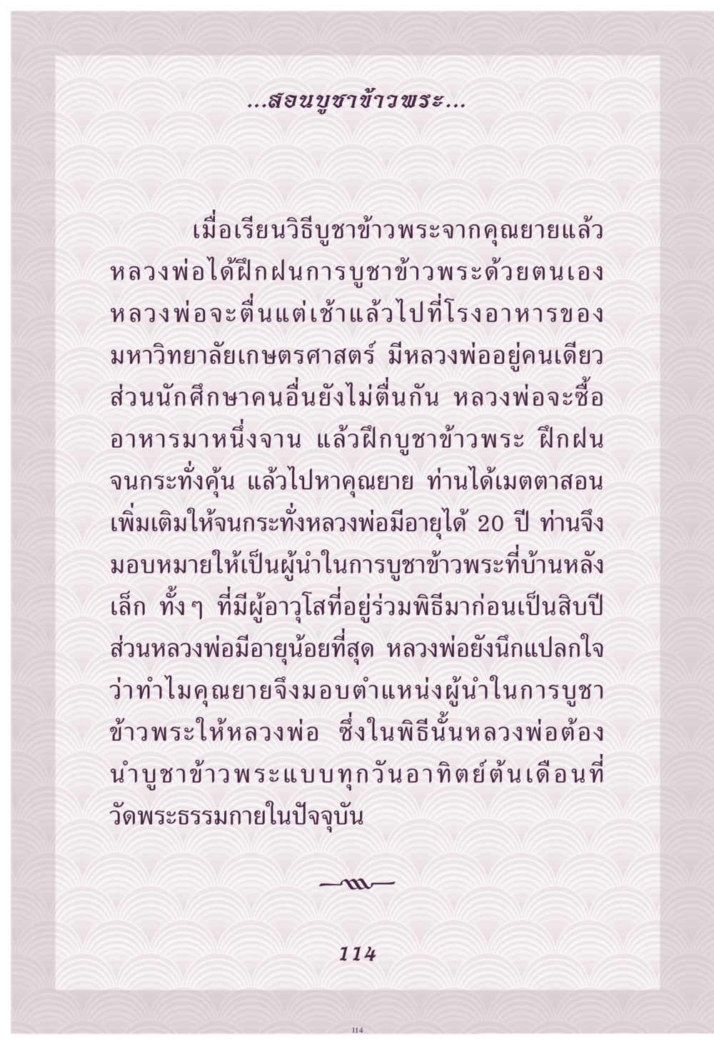 การบูชาข้าวพระและประสบการณ์ของหลวงพ่อ คุณยาย IN MY HEART เล่ม 4 หน้า 115