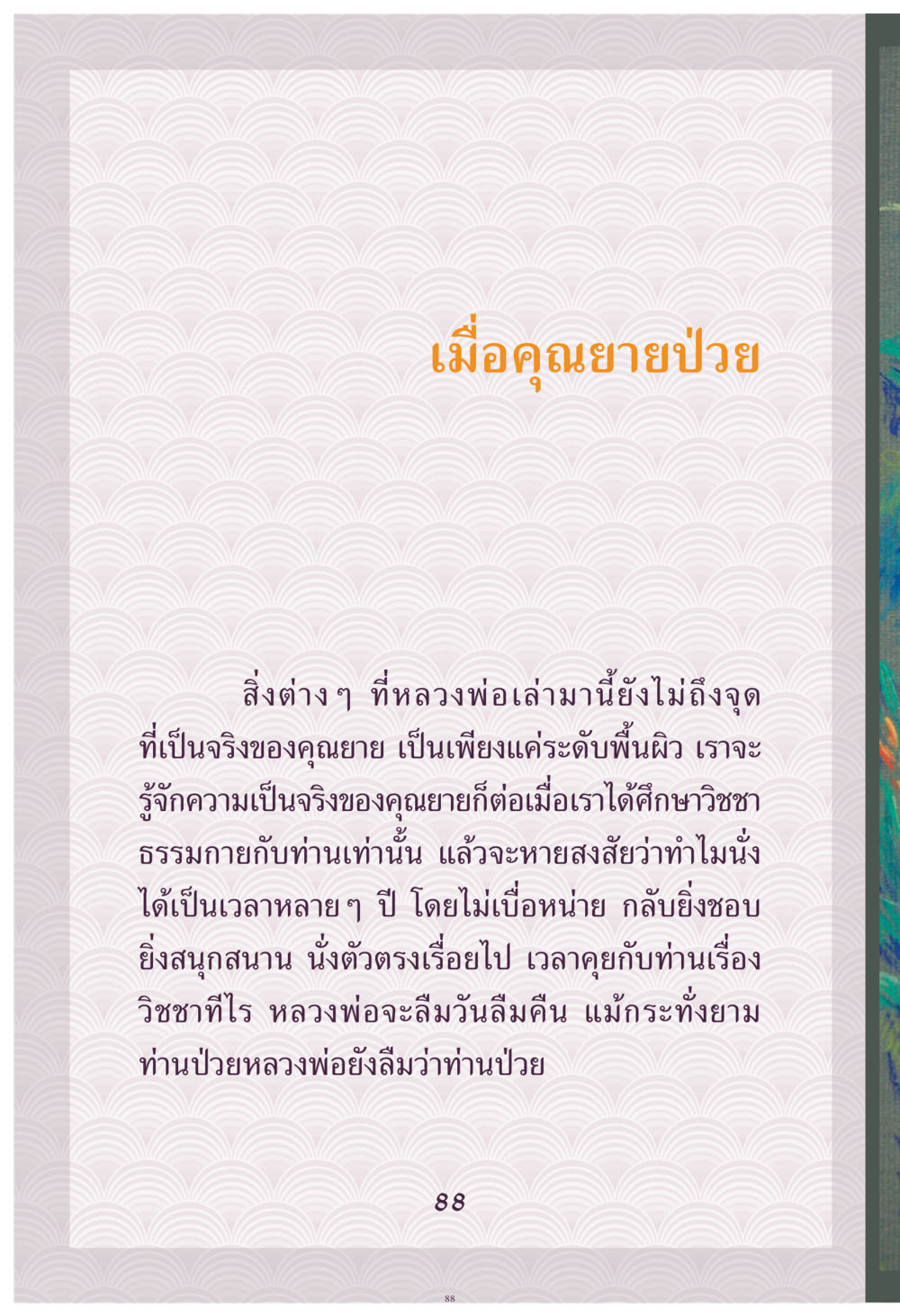 เมื่อคุณยายป่วย คุณยาย IN MY HEART เล่ม 4 หน้า 89