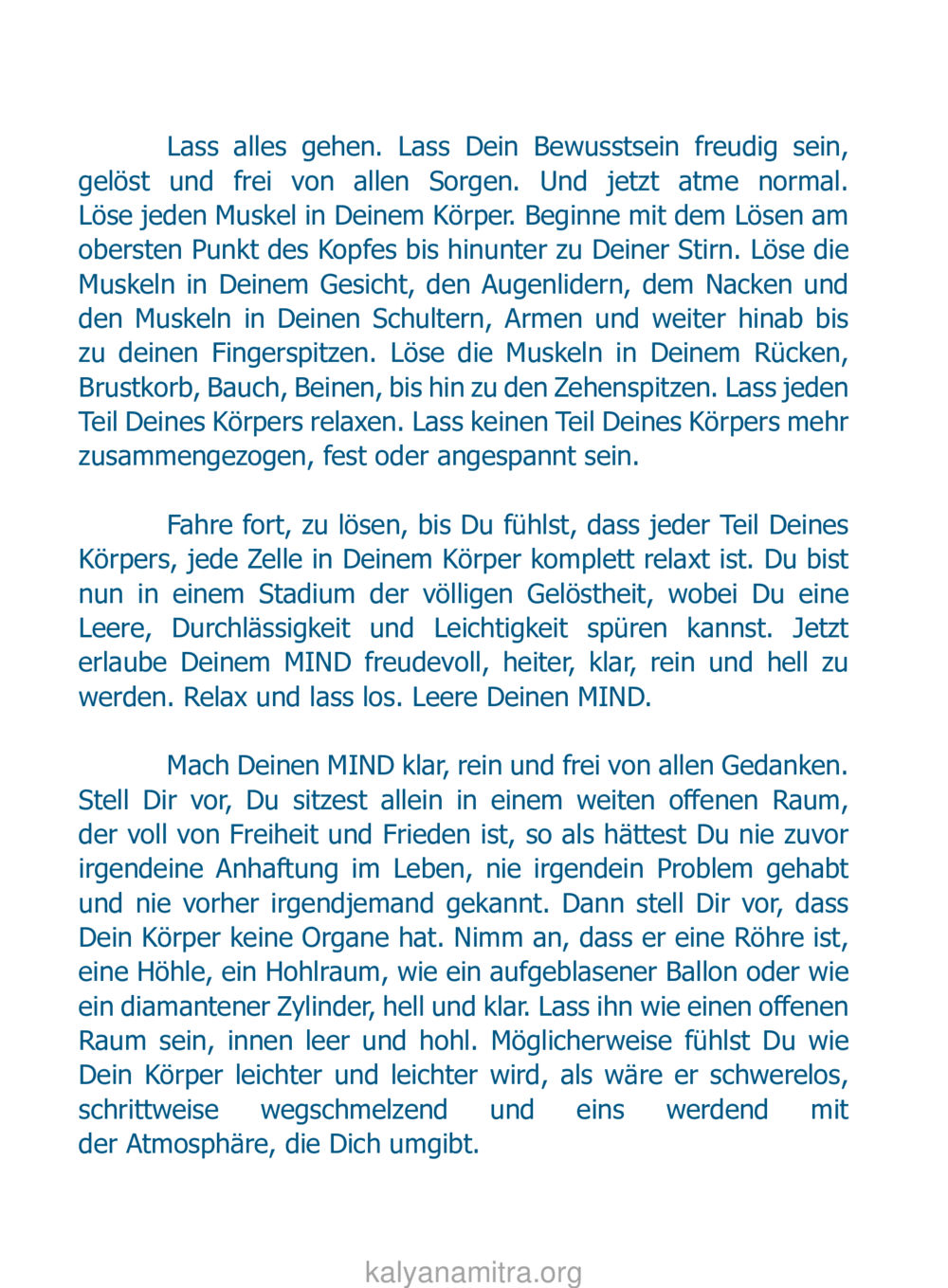 Bewusstseinsfreisetzung und Entspannungstechniken ยิ่งหยุด ยิ่งเร็ว ยิ่งง่ายมาก English version หน้า 113