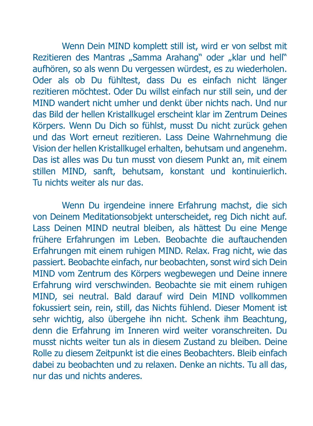 Meditation und der stille Geist ยิ่งหยุด ยิ่งเร็ว ยิ่งง่ายมาก English version หน้า 116