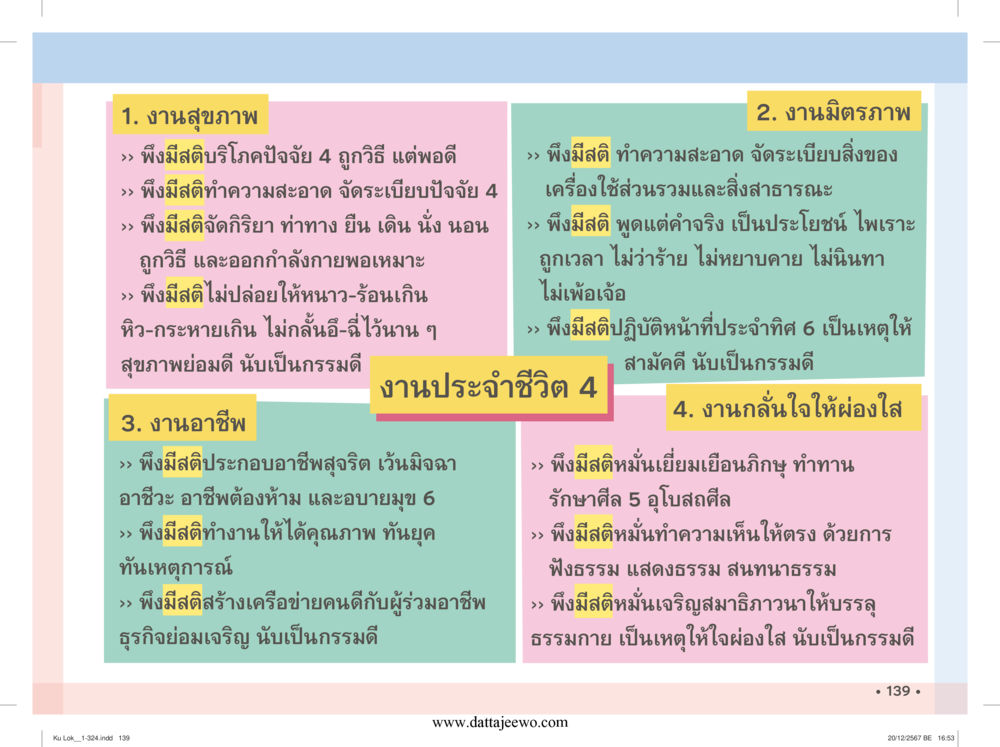 null กู้โลก กู้ภัย กู้ได้ด้วย มีสติทำความดีสากล หน้า 140