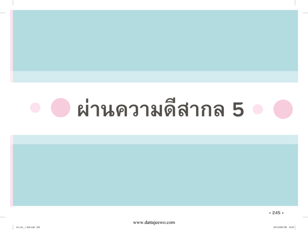 null กู้โลก กู้ภัย กู้ได้ด้วย มีสติทำความดีสากล หน้า 246