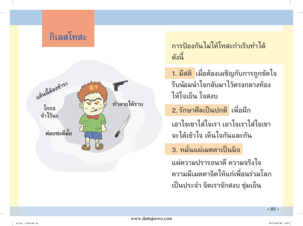 null กู้โลก กู้ภัย กู้ได้ด้วย มีสติทำความดีสากล หน้า 86