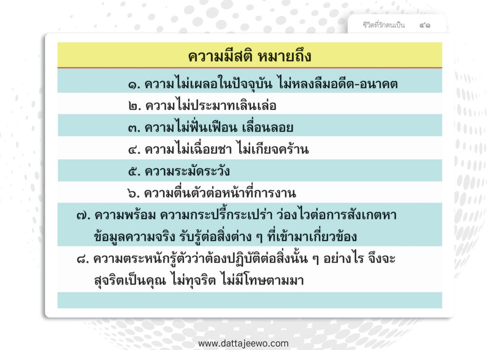 null หยุดโลก หยุดวุ่นวาย หยุดได้ด้วยสติ หน้า 43