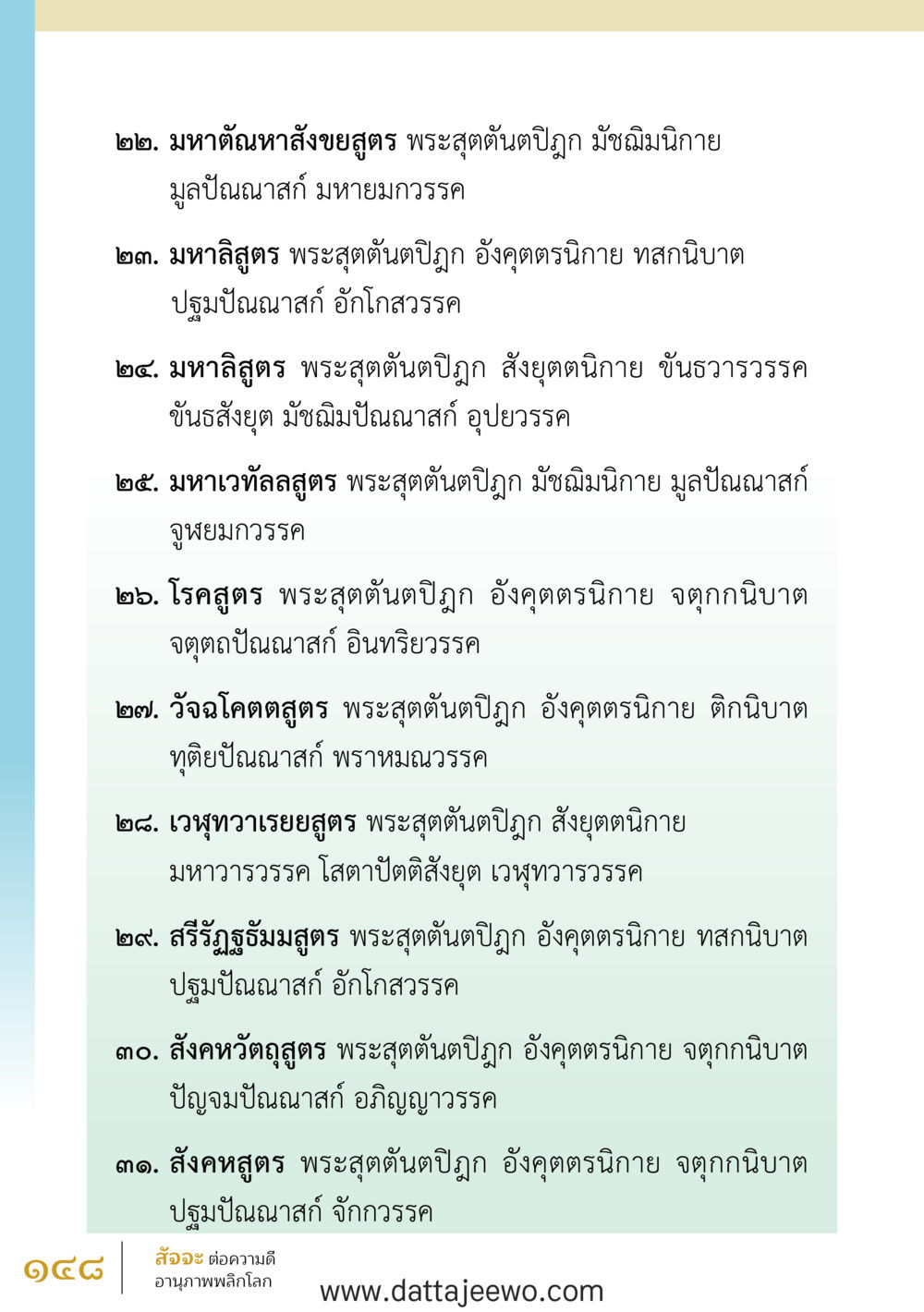 null สัจจะต่อความดี อานุภาพพลิกโลก หน้า 148