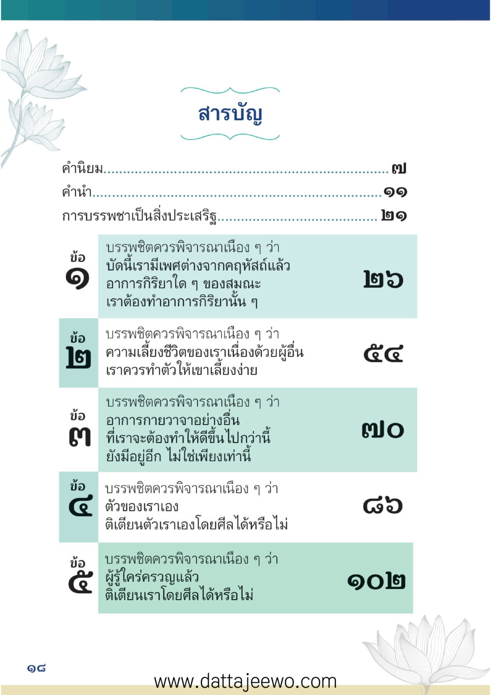 null บรรพชิตมหาพิจารณา หน้า 19