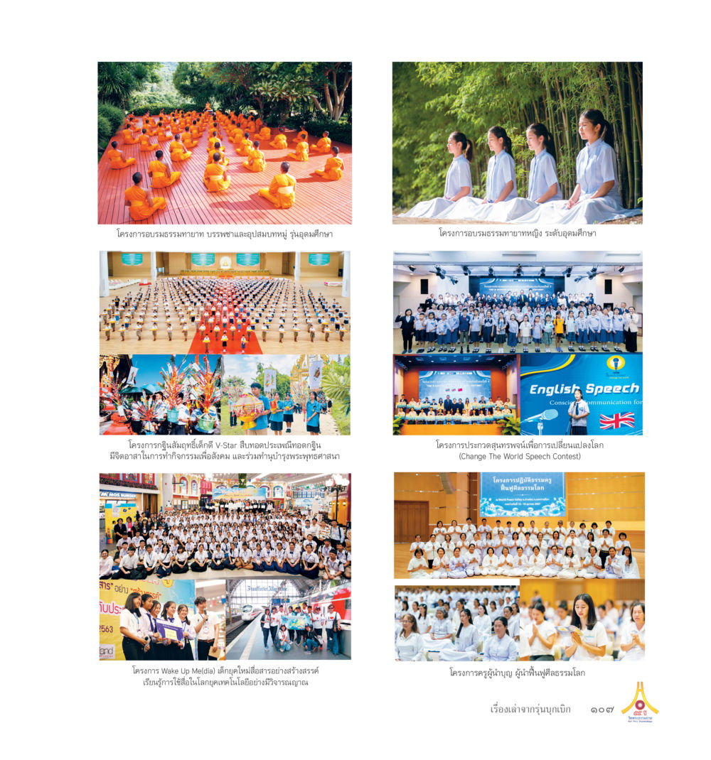 The Art of Mindfulness 55ปี วัดพระธรรมกาย หน้า 108
