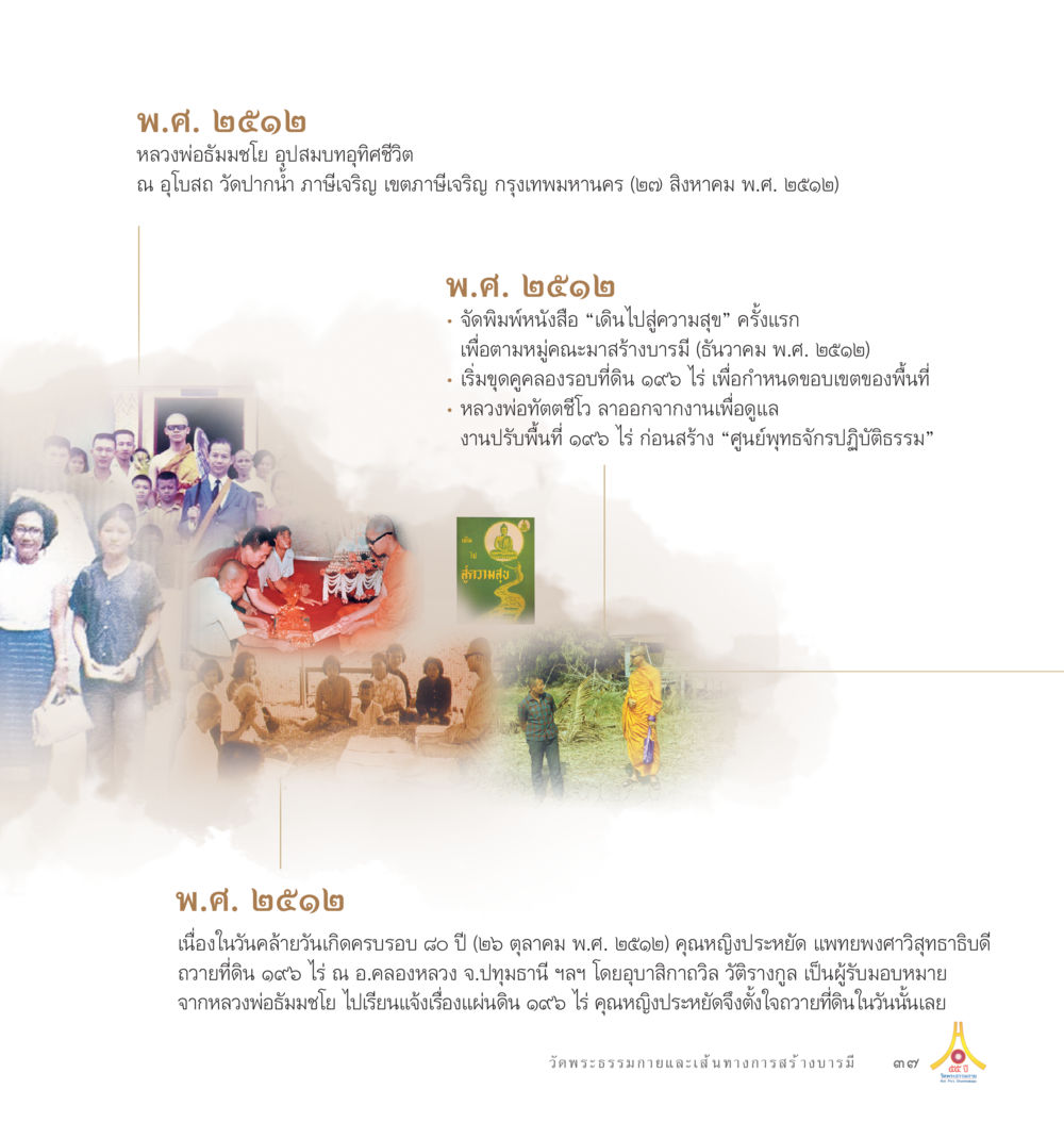 หลวงพ่ออืมชัย อุบสมบทอุทิศชีวิต 55ปี วัดพระธรรมกาย หน้า 38