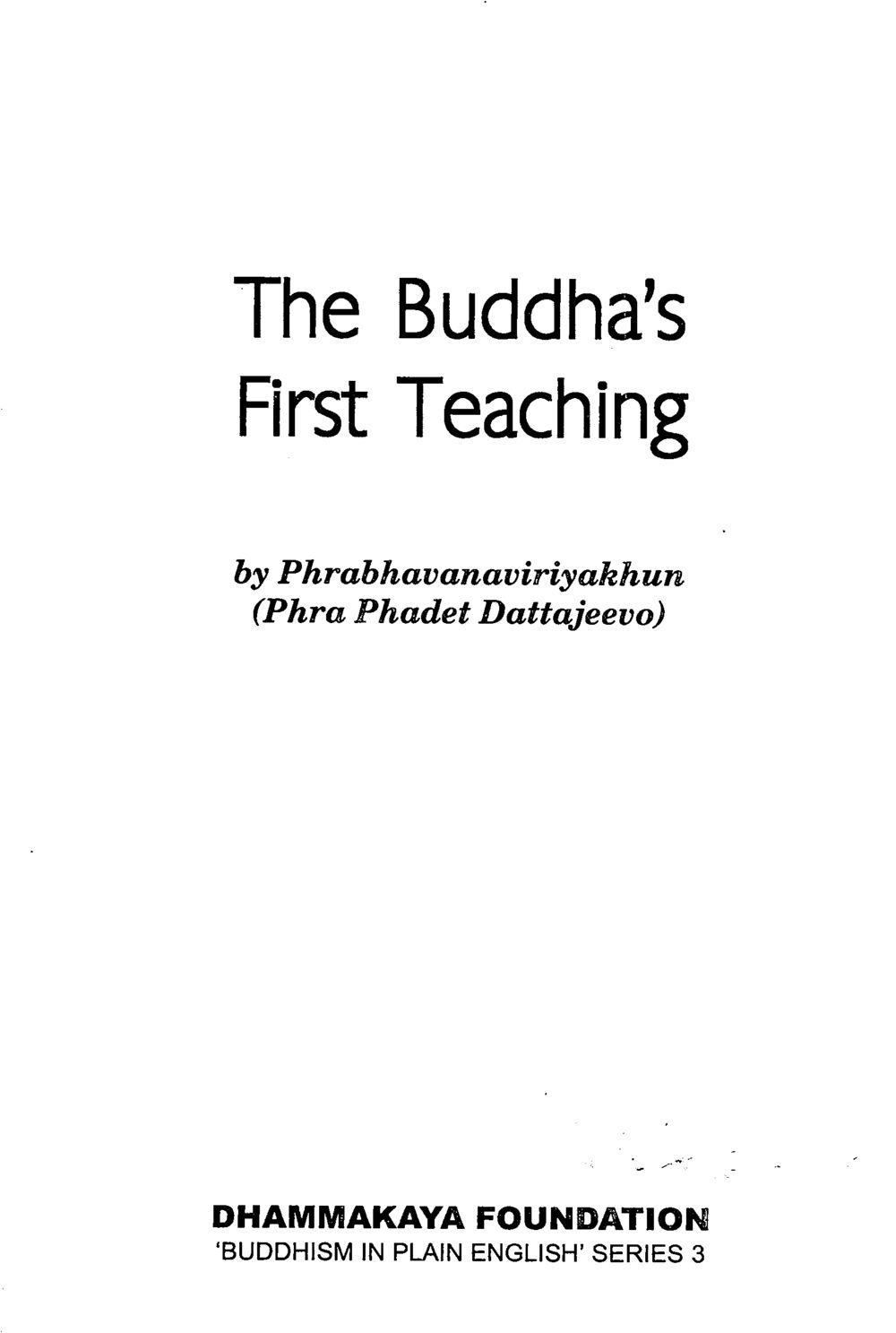 null The Buddha’s First Teaching หน้า 2