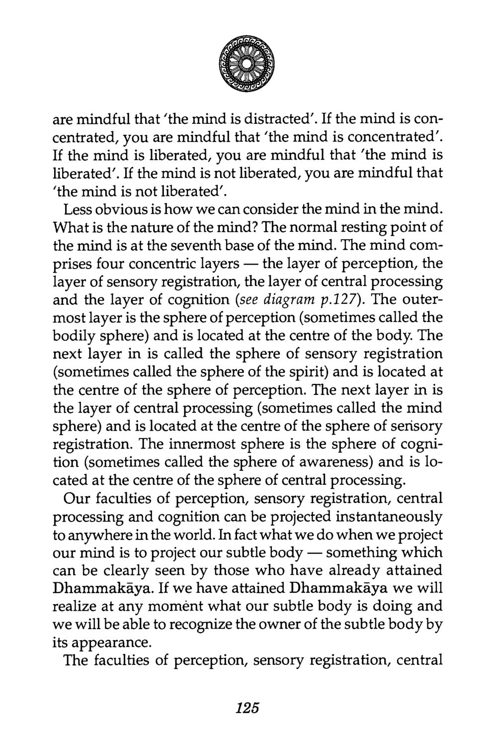 Understanding the Mind and Its Layers The Buddha’s First Teaching หน้า 127