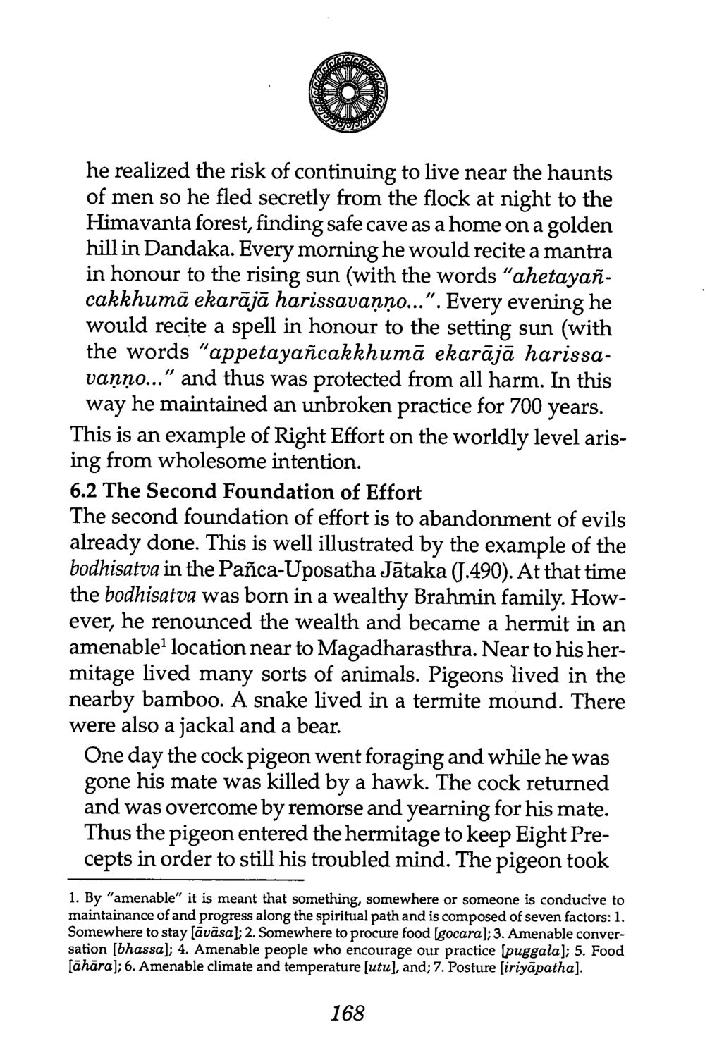 The Foundations of Right Effort in Spiritual Practice The Buddha’s First Teaching หน้า 170