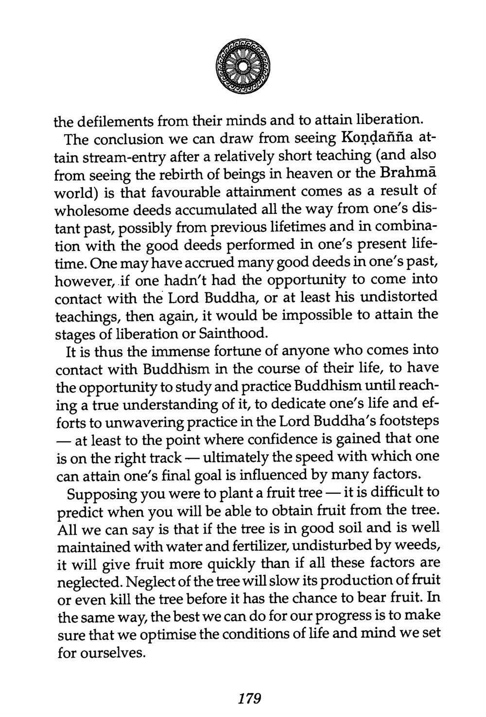 The Path to Liberation in Buddhism The Buddha’s First Teaching หน้า 181