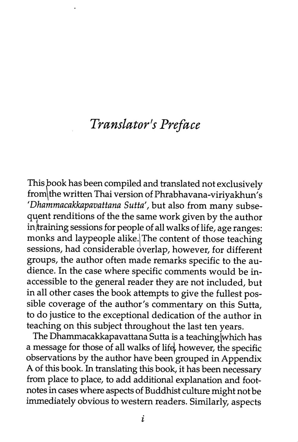 Translator's Preface to Dhammacakkapavattana Sutta The Buddha’s First Teaching หน้า 4