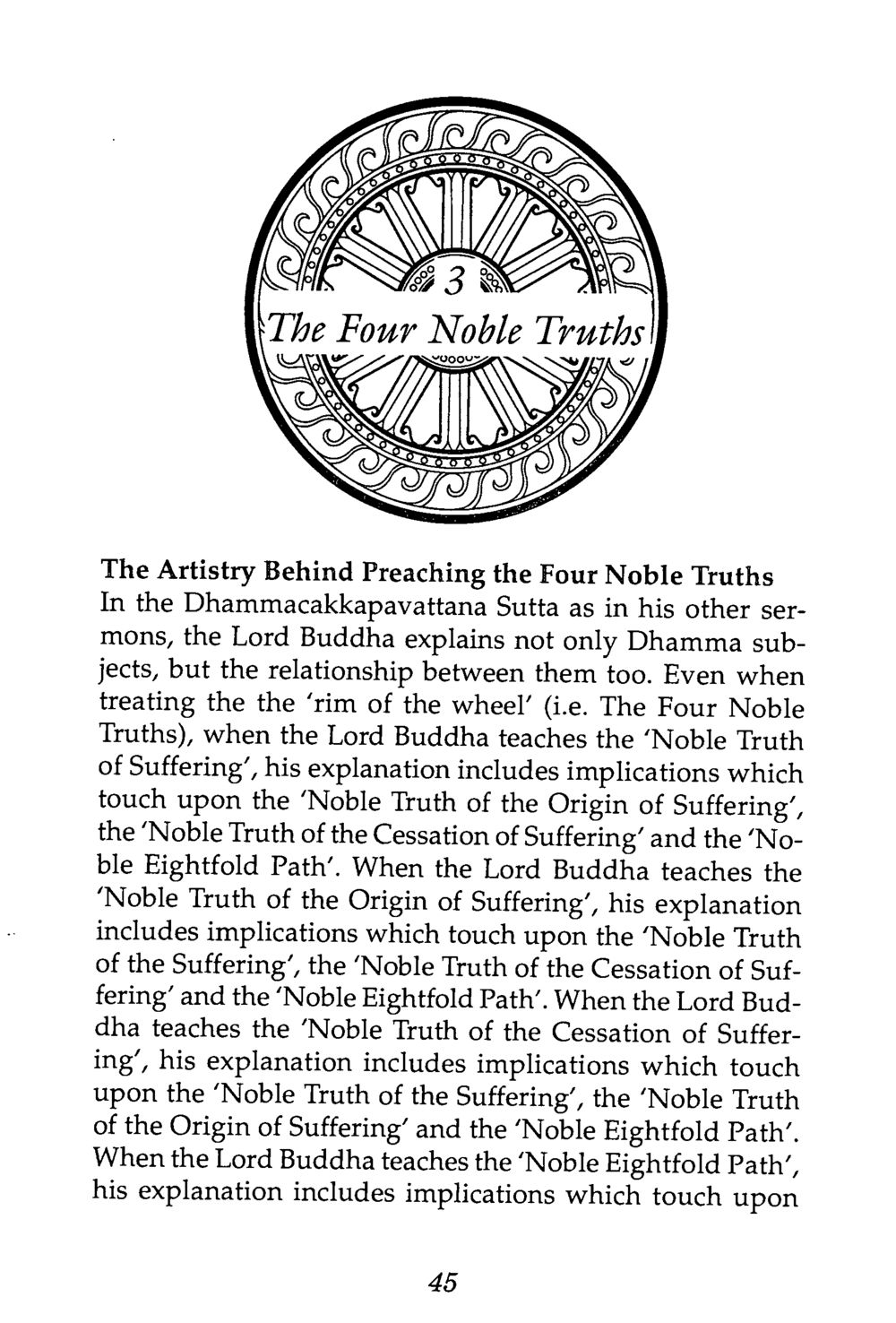 The Artistry Behind Preaching the Four Noble Truths The Buddha’s First Teaching หน้า 49