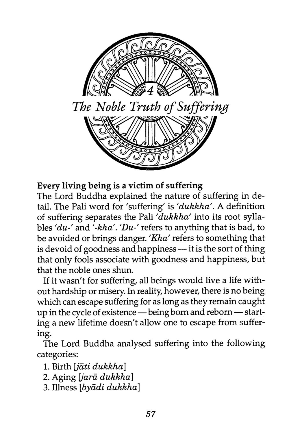 The Noble Truth of Suffering The Buddha’s First Teaching หน้า 60