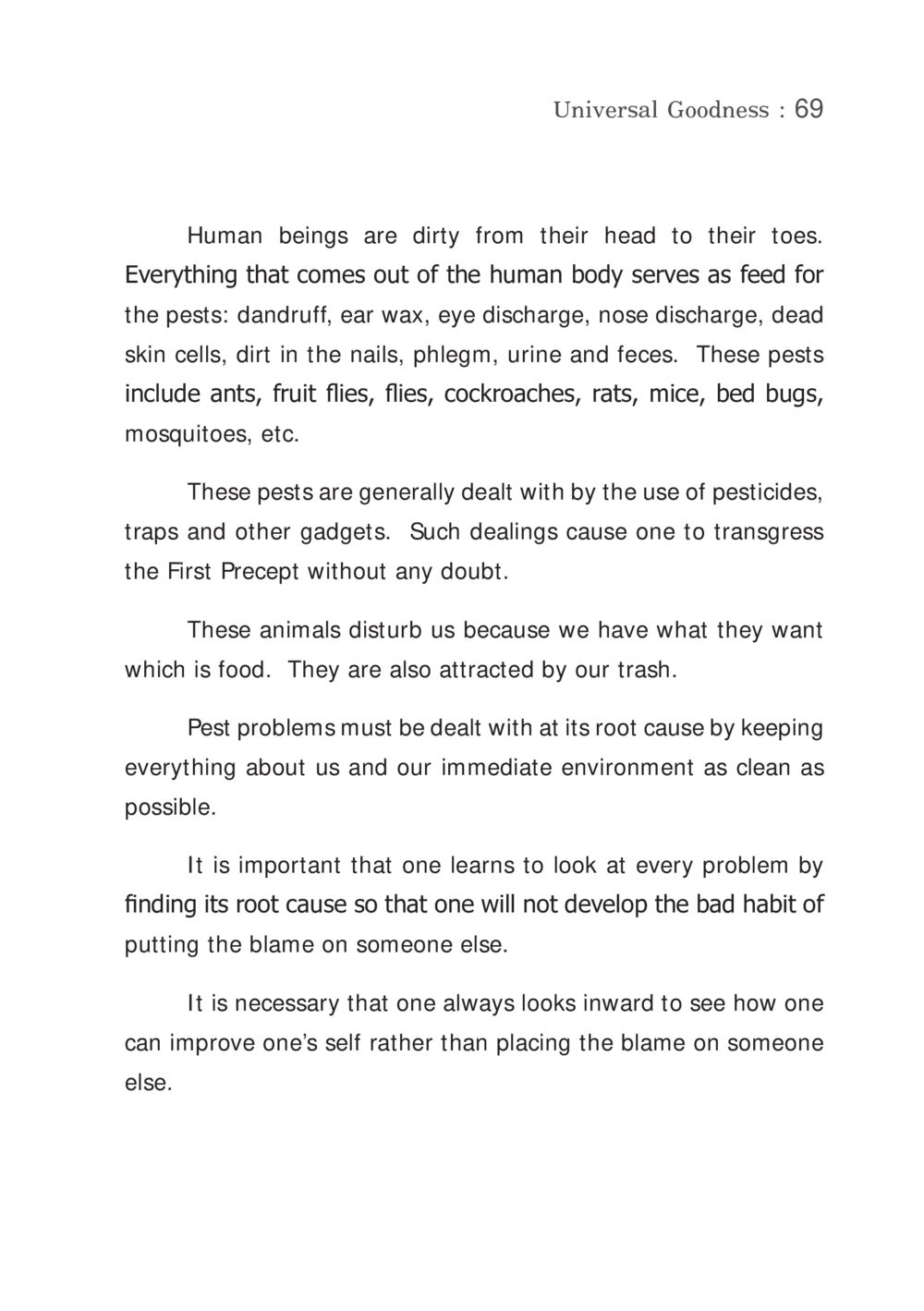 Insights into Modern Philosophy Universal Goodness หน้า 71